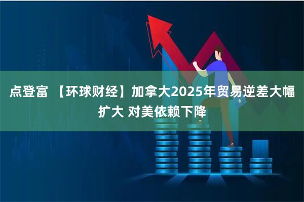 点登富 【环球财经】加拿大2025年贸易逆差大幅扩大 对美依赖下降