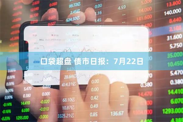 口袋超盘 债市日报:7月22日